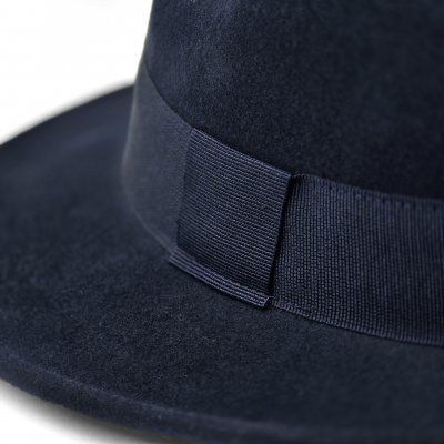 Hatter - Gårda Volterra Fedora Wool Hat (marineblå)
