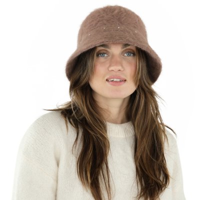 Hatter - Gårda Liskeard Angora Bucket Hat (brun)