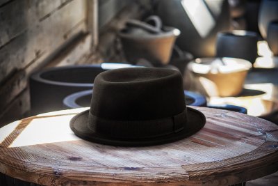 Hatter - Gårda Asolo Pork Pie Wool Hat (svart)