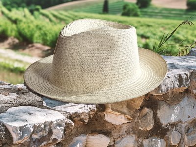 Hatter - Gårda Bellini Fedora (lys natur)
