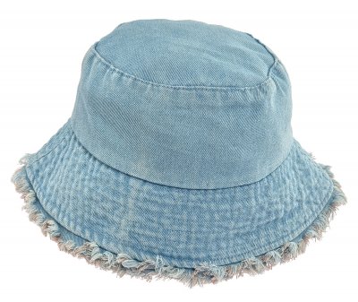Hatter - Gårda Brooke Denim Bucket Hat (lyse blå)