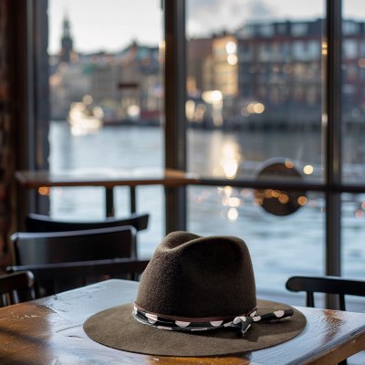 Hatter - Gårda Chester Fedora (mørkebrun)