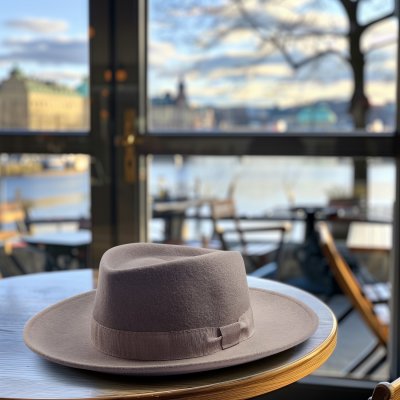 Hatter - Gårda Napoli Fedora Wool Hat (grå)