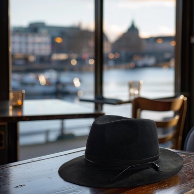 Hatter - Gårda Newport Fedora (sort)