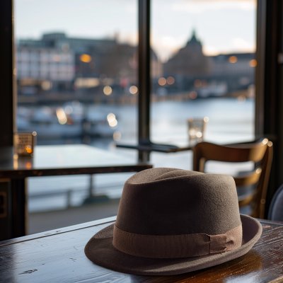 Hatter - Gårda Padua Trilby Wool Hat (brun)