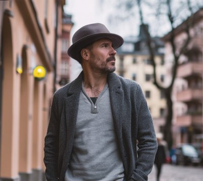 Hatter - Gårda Padua Trilby Wool Hat (grå)
