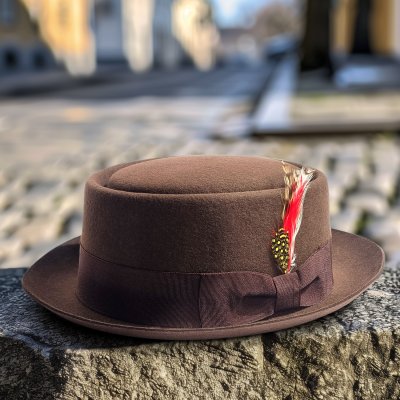 Hatter - Gårda Russel Pork Pie (brun)