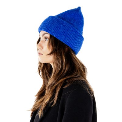 Luer - Gårda Angora Beanie (blå)