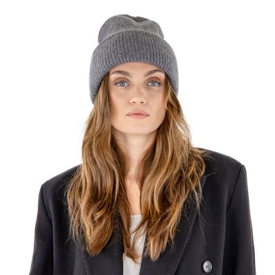 Luer - Gårda Angora Beanie (grå)