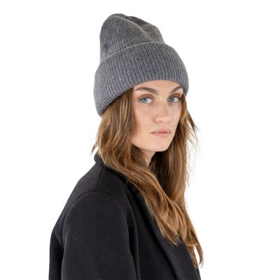Luer - Gårda Angora Beanie (grå)