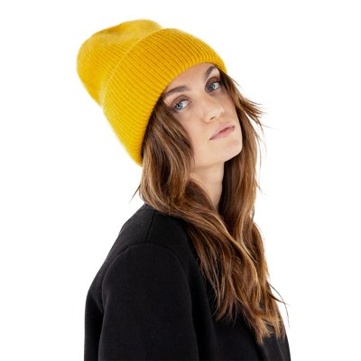 Luer - Gårda Angora Beanie (gul)