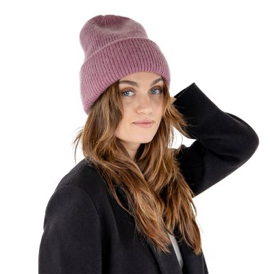 Luer - Gårda Angora Beanie (lilla)