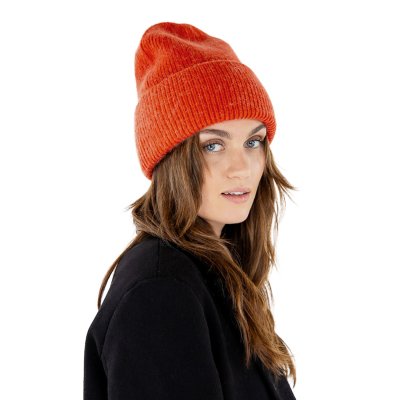 Luer - Gårda Angora Beanie (oransje)