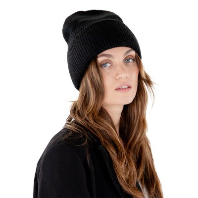 Luer - Gårda Angora Beanie (svart)