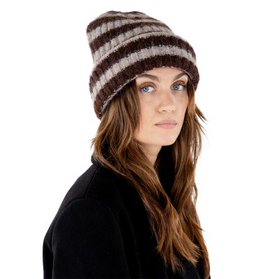 Beanies - Gårda Isfjord Slouch Beanie (brun/khaki)