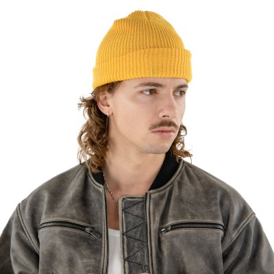 Beanies - Gårda Loxley Knitted Docker Beanie (gul)