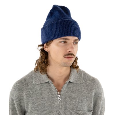 Luer - Gårda Angora Beanie (marineblå)