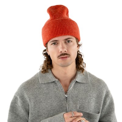 Luer - Gårda Angora Beanie (oransje)