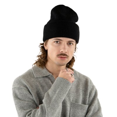Luer - Gårda Angora Beanie (svart)