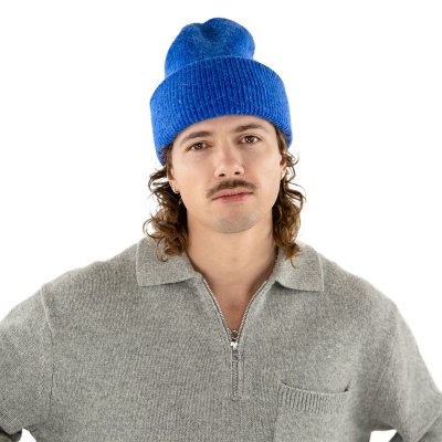 Luer - Gårda Angora Beanie (blå)