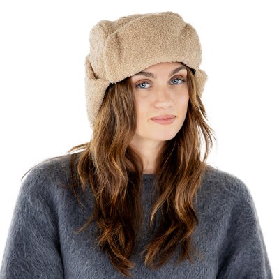 Pelslue - Gårda Levanger Trapper Hat (beige)