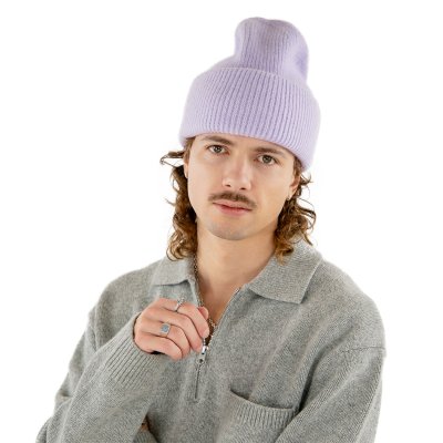 Luer - Gårda Angora Beanie (lavendel)