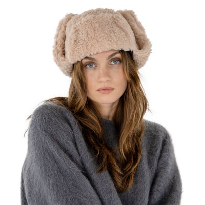 Pelslue - Gårda Lycksele Trapper hat (krem)