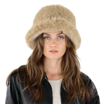 Pelshette - Gårda Piatra Faux Fur Hat (beige)