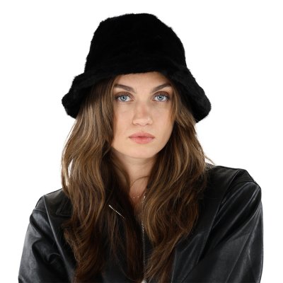 Pelshette - Gårda Valea Faux Fur Hat (svart)