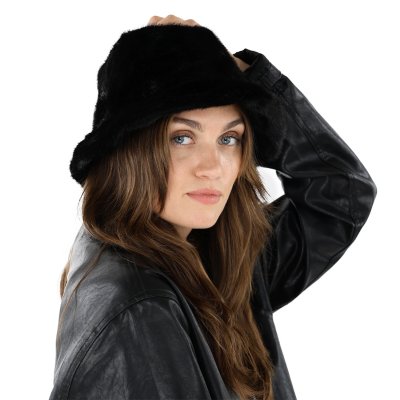Pelshette - Gårda Valea Faux Fur Hat (svart)