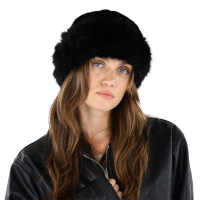 Pelshette - Gårda Deva Faux Fur Hat (svart)