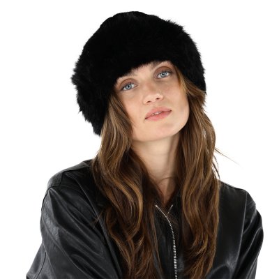 Pelshette - Gårda Deva Faux Fur Hat (svart)
