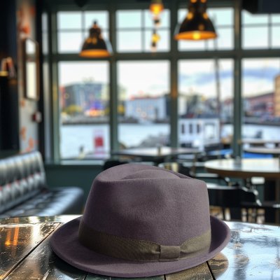 Hatter - Gårda Padua Trilby Wool Hat (grå)
