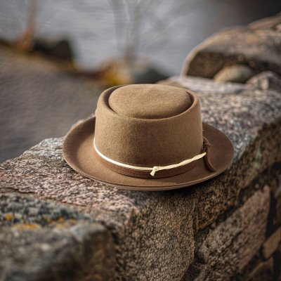 Hatter - Gårda Corby Pork Pie (lysebrun)