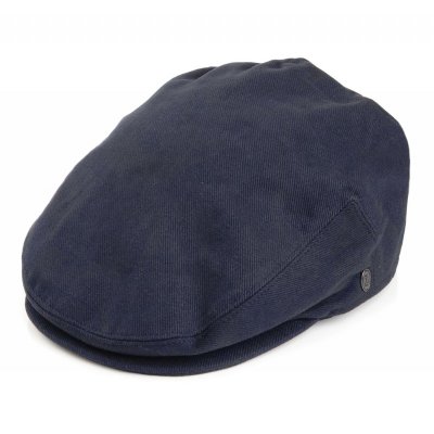 Sixpence / Flat cap - Jaxon Hats Cotton Flat Cap (marineblå)