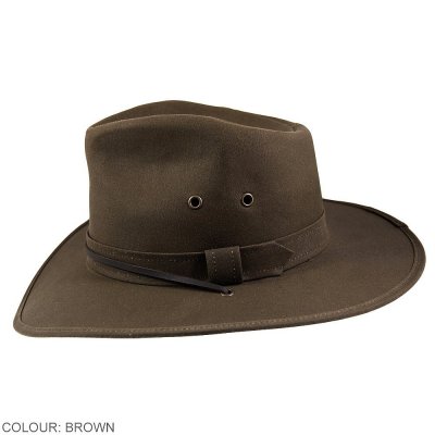 Hatter - Oilcloth Aussie (brun)