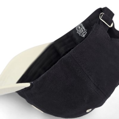 Cap Barn - Gårda New York Baseball Cap (svart/kremfarget)