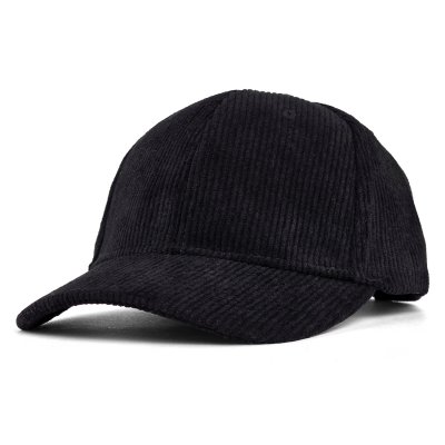 Cap Barn - Gårda Tenby Corduroy Cap (svart)