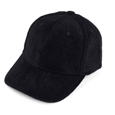 Cap Barn - Gårda Tenby Corduroy Cap (svart)
