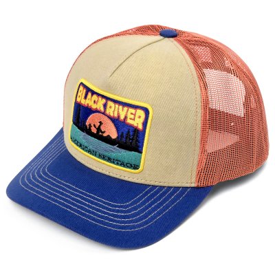 Caps - Black River Kayak Trucker (beige/oransje/blå)