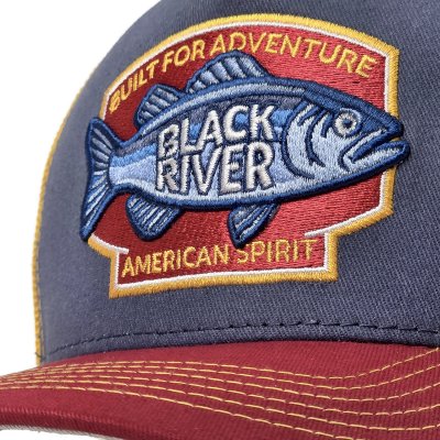 Caps - Black River Adventure Trucker (blå/beige/rød)