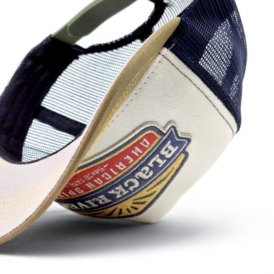 Caps - Black River Beacon Trucker (off-white/blå/grønn)