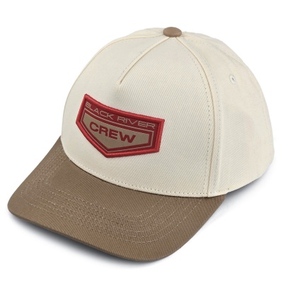 Caps - Black River Crew Cotton Snapback (off-white/kaki)