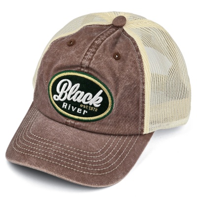 Caps - Black River Eugene Washed Trucker (brun/krem)