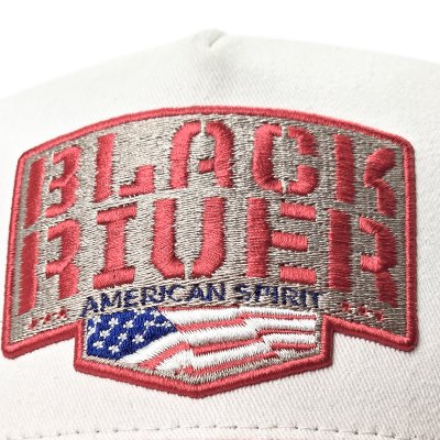Caps - Black River Frontier Trucker (off-white/blå/rød)