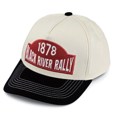 Caps - Black River Louisville Cotton Snapback (offwhite/svart)