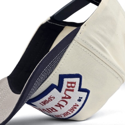 Caps - Black River Nashville Cotton Snapback (off-white/marineblå)