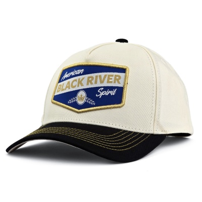Caps - Black River Omaha Cotton Snapback (offwhite/svart)