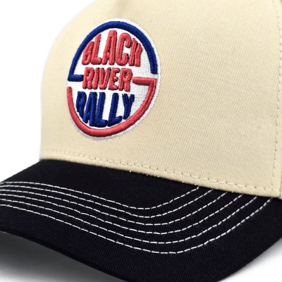Caps - Black River Rally Cotton Snapback (krem/svart)