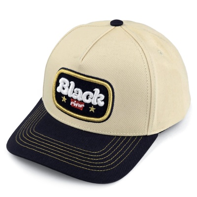 Caps - Black River Reno Cotton Snapback (krem/marineblå)